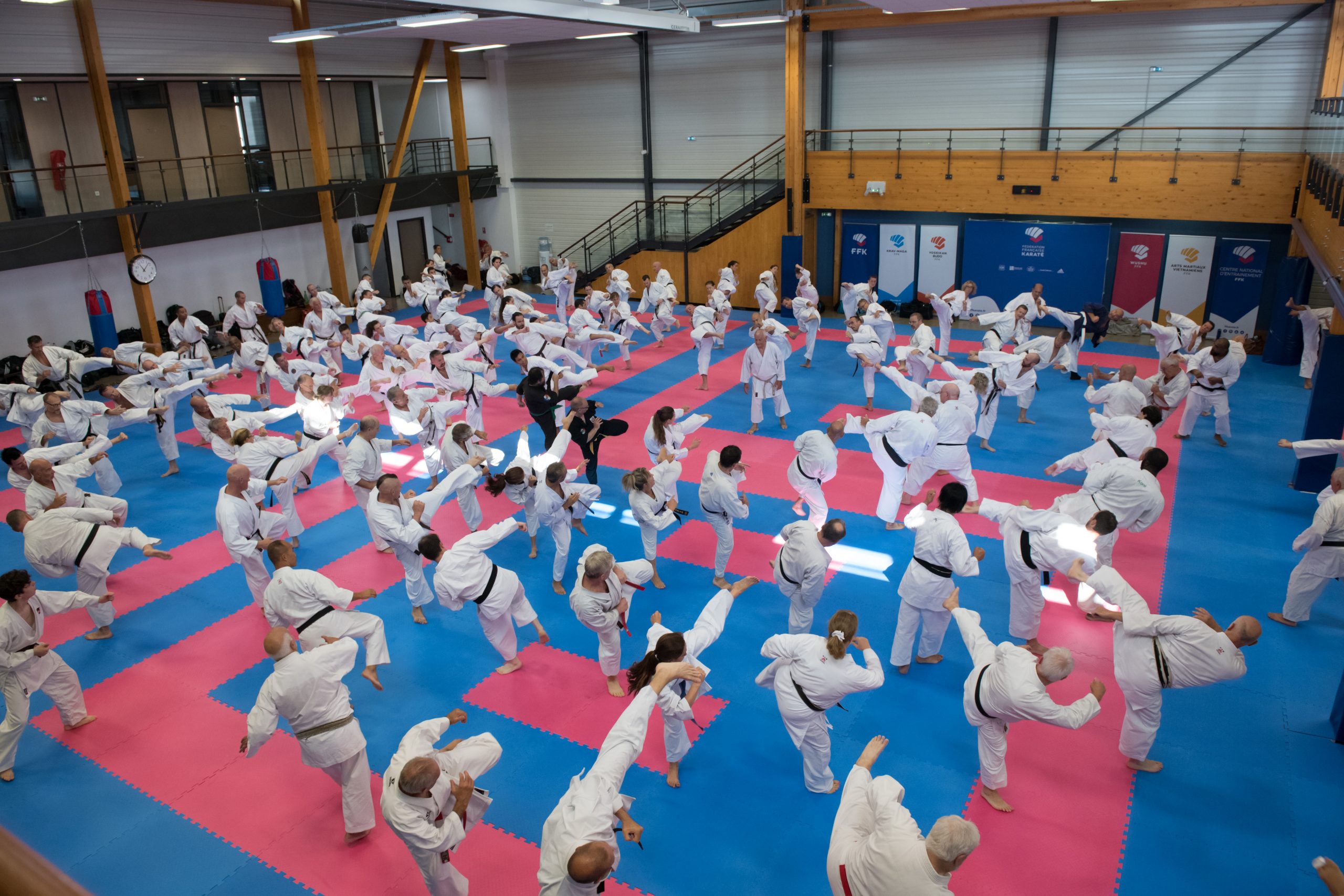 Stage karaté 5 experts Fédération Française de Karaté