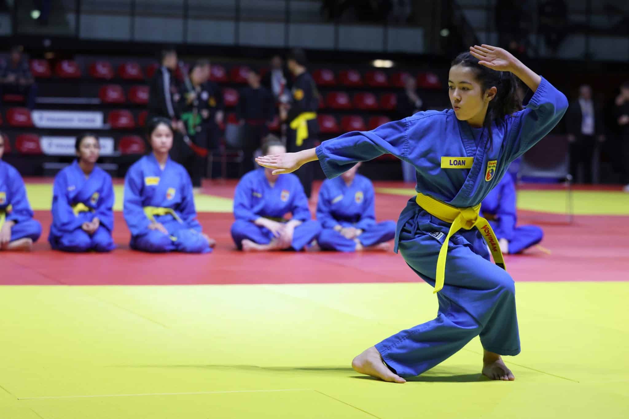 La sélection officielle pour la Coupe Internationale Vovinam !