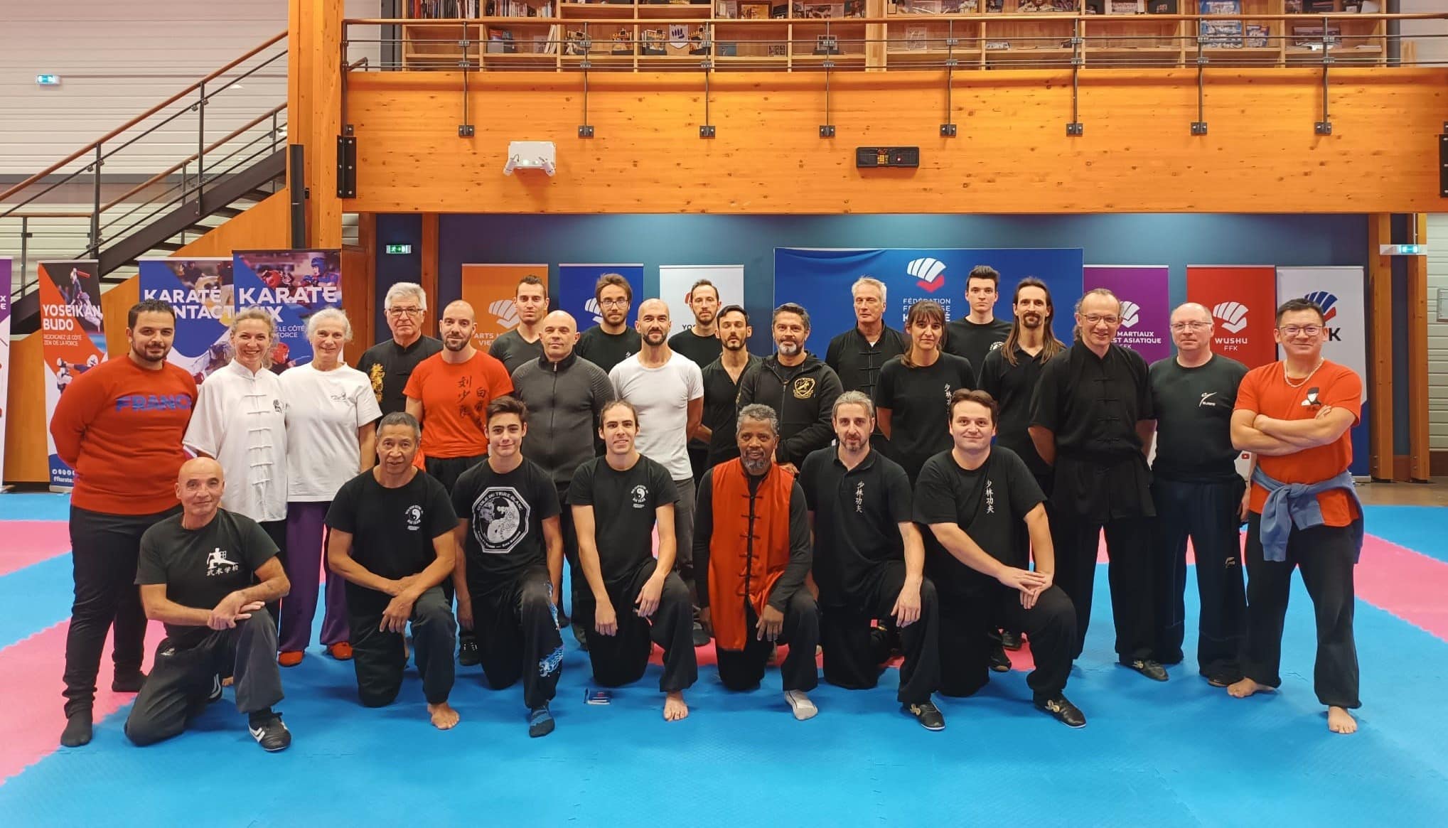 Un stage de niveau pour le Wushu
