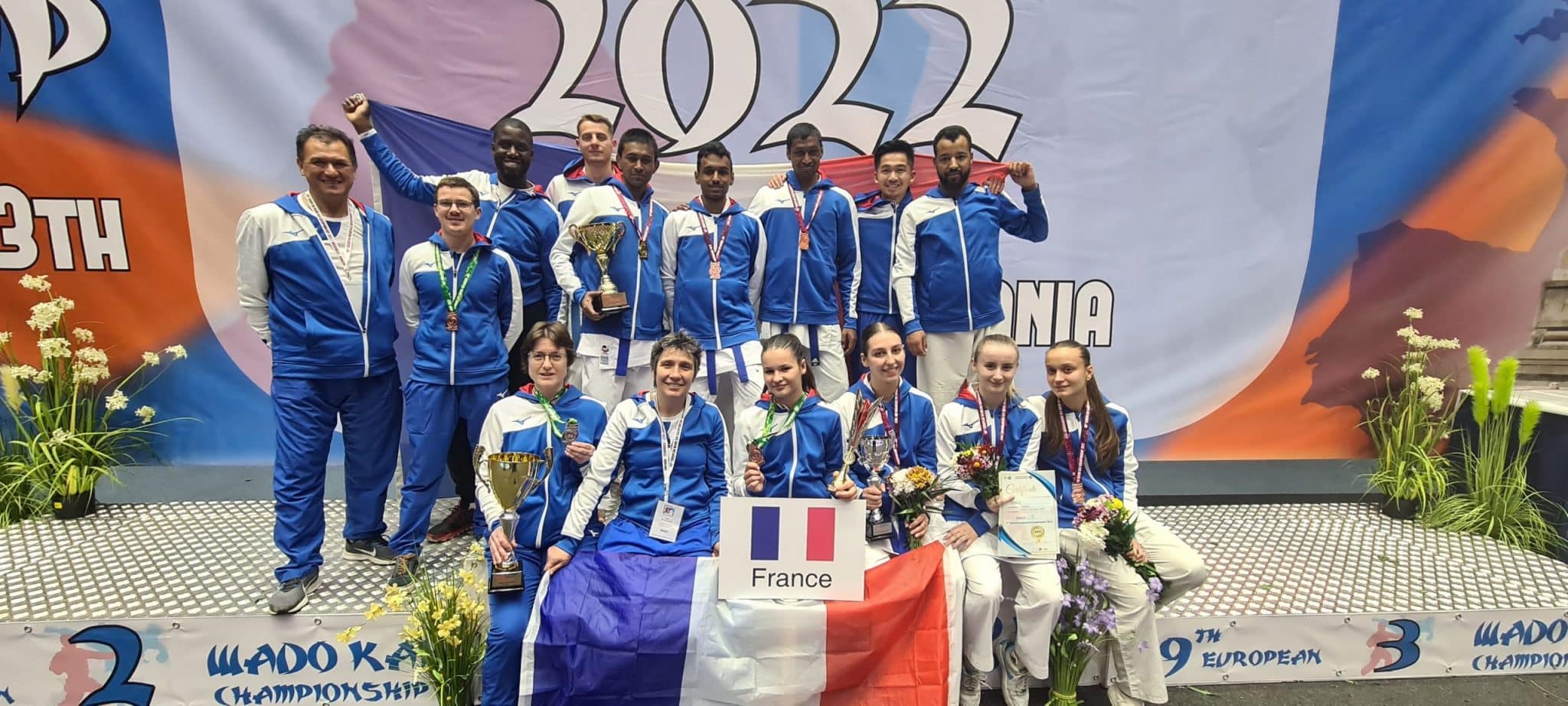 Coupe d’Europe Wadokaï 2022 : une pluie de médaille pour la sélection