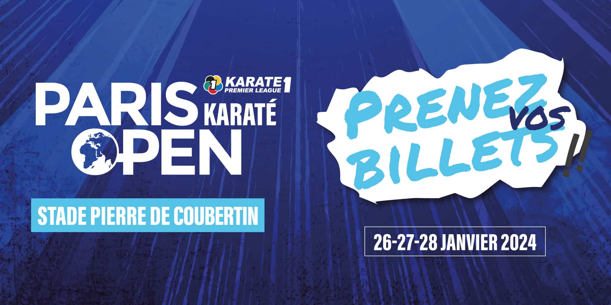Paris Open Karaté 2024 : prenez vos places !