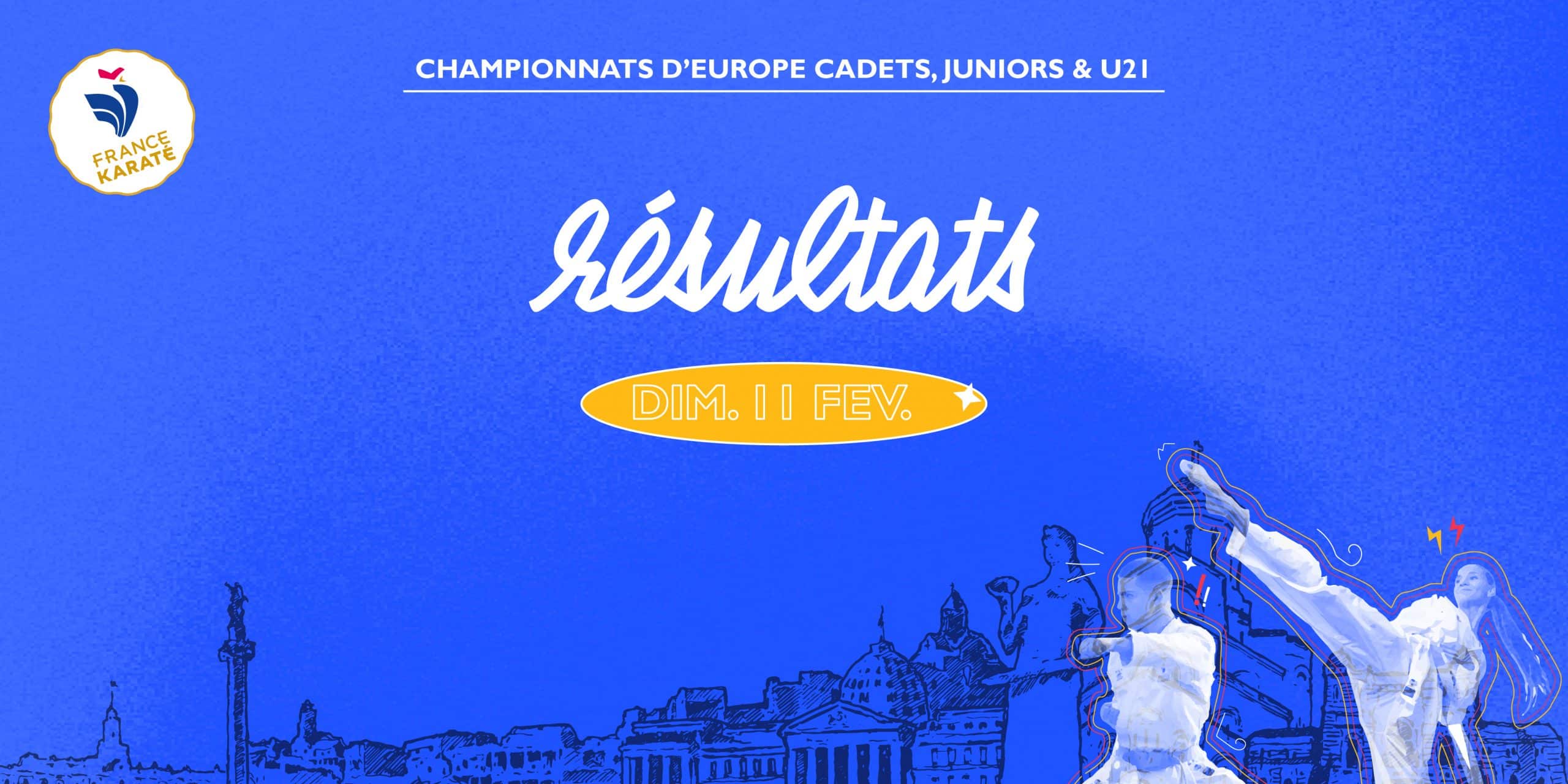 Championnats d&rsquo;Europe Jeunes : les résultats des finales en direct