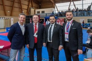 ©FFK - Jérémie Legoupil, Adjoint aux sports de la mairie de Sainte-Maxime, Patrick Rosadini, Président du Comité départemental du Var