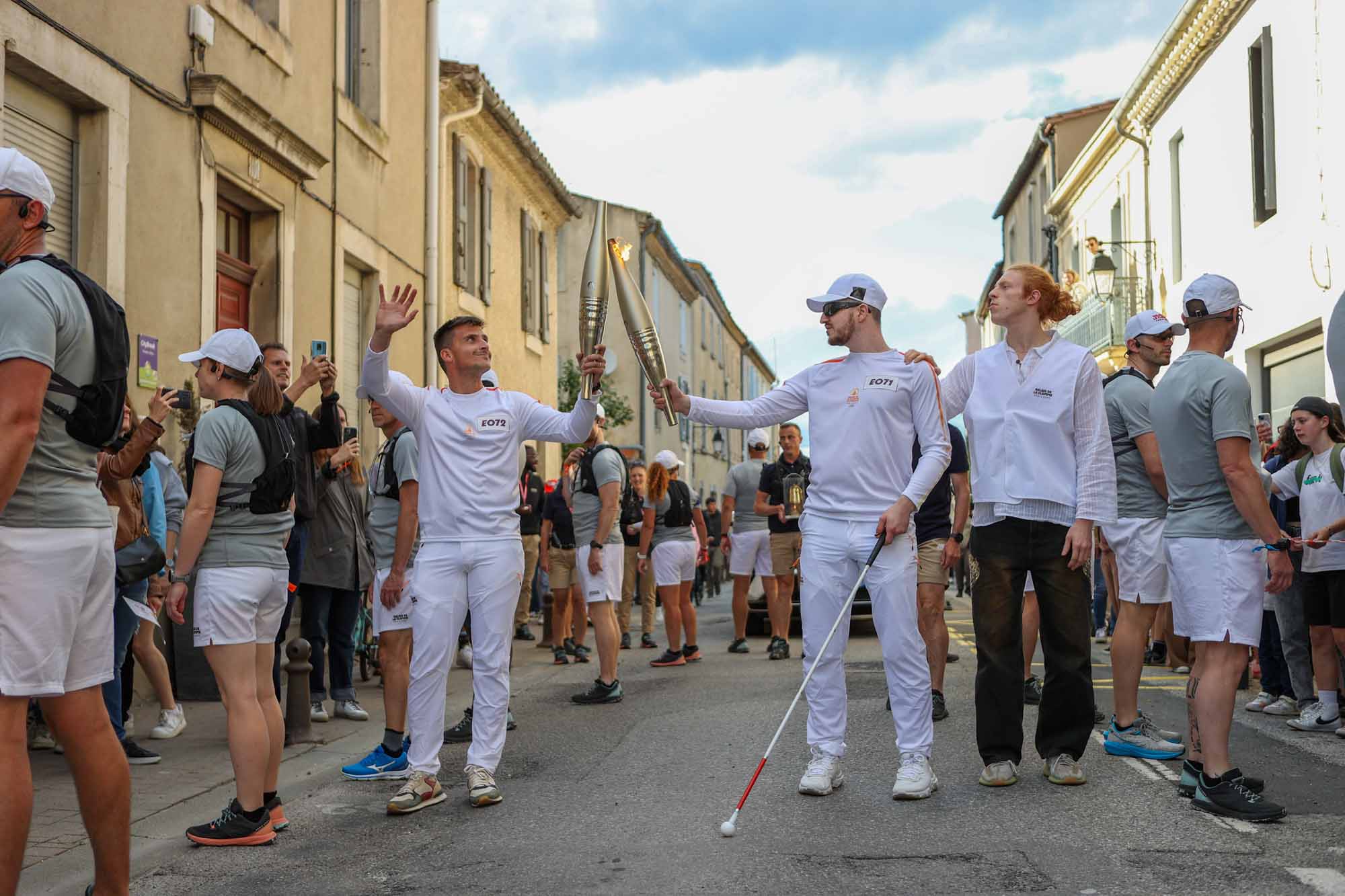 Nohan Dudon, porteur de la flamme olympique !