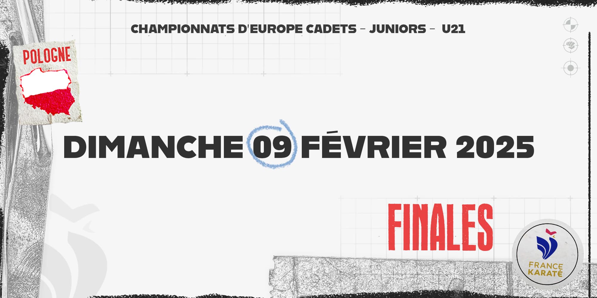 Championnats d’Europe cadets, juniors, U21 2025 : programme – Finales