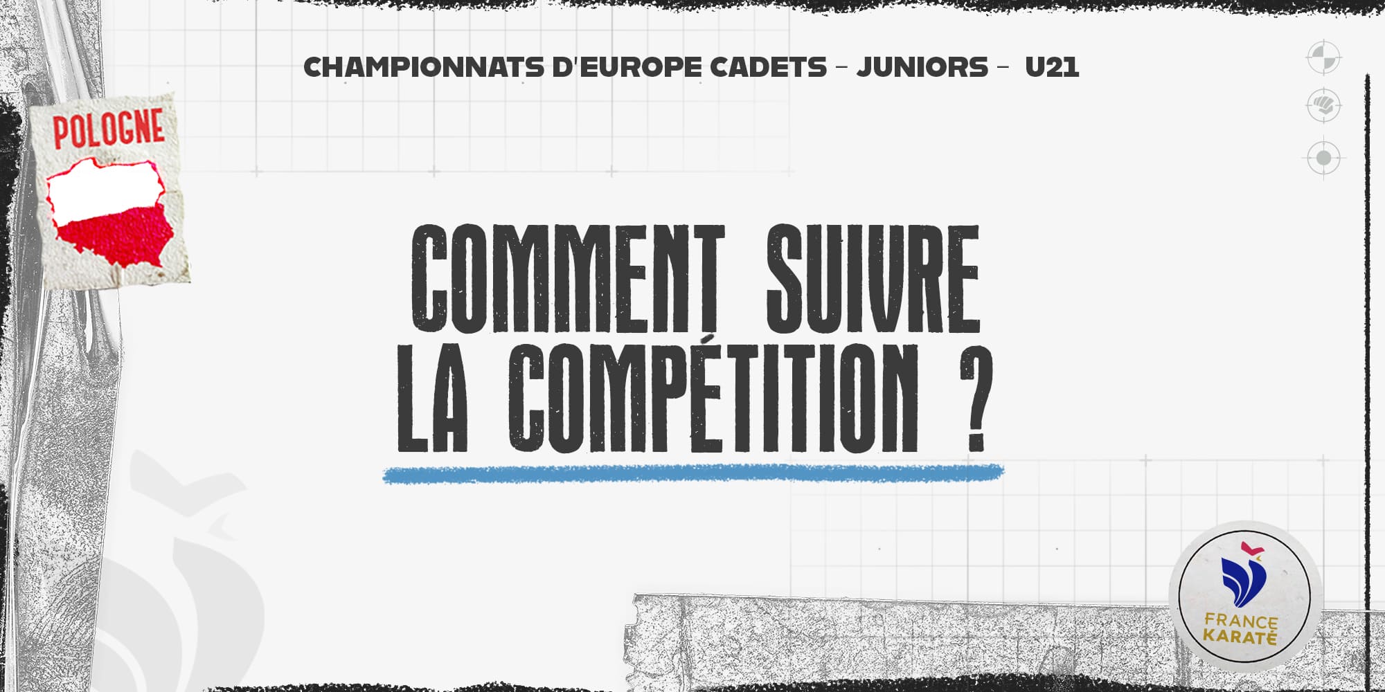 Championnats d&rsquo;Europe cadets, juniors, U21 2025 : comment suivre la compétition ?