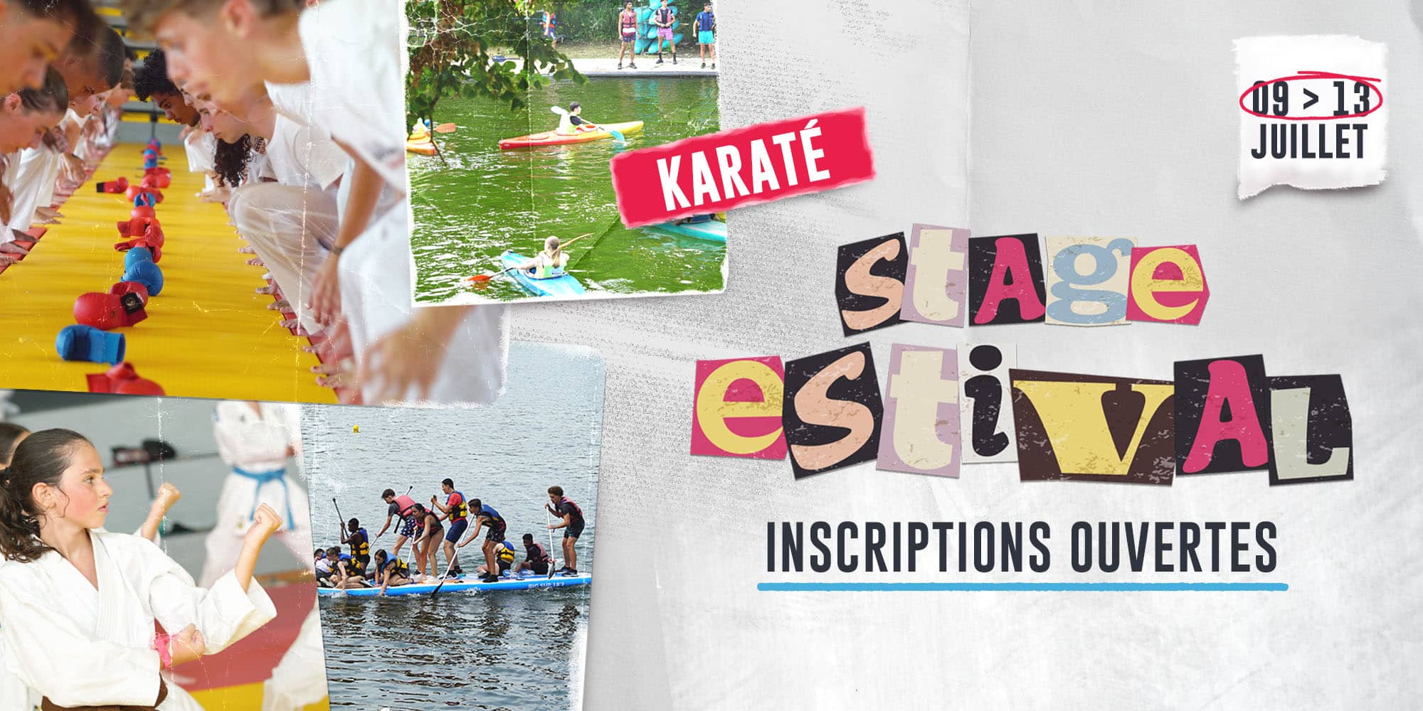 Stage estival de karaté 2025 : les inscriptions sont ouvertes !
