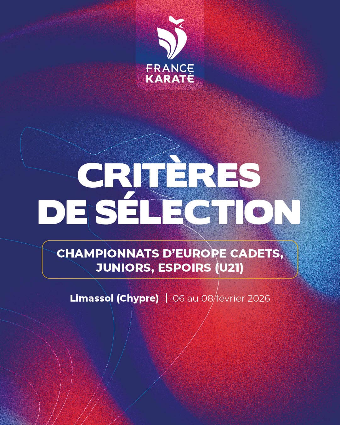 Critères de sélection – Europe Jeunes 2026