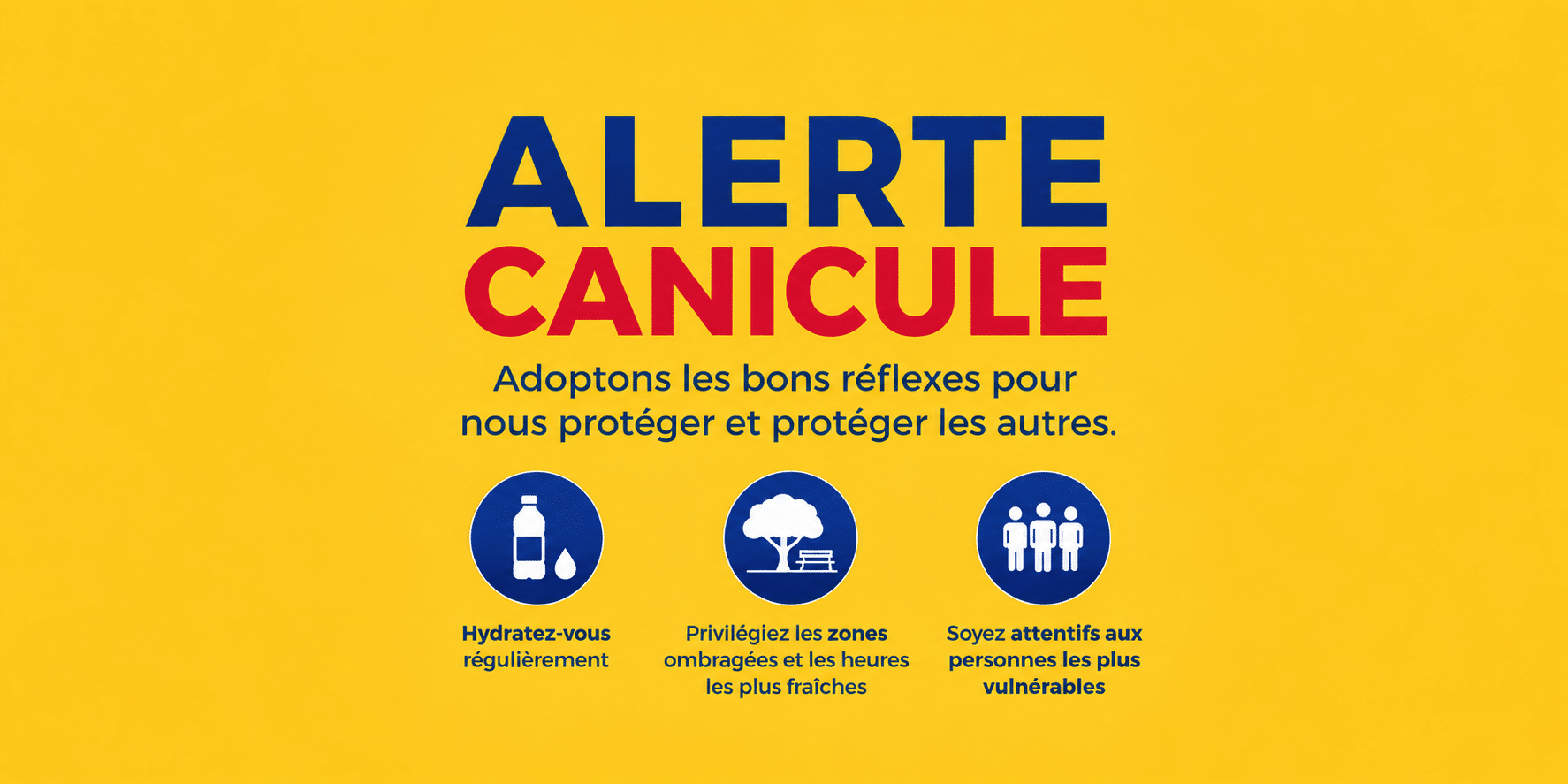 Canicule et fortes chaleurs : les recommandations à suivre