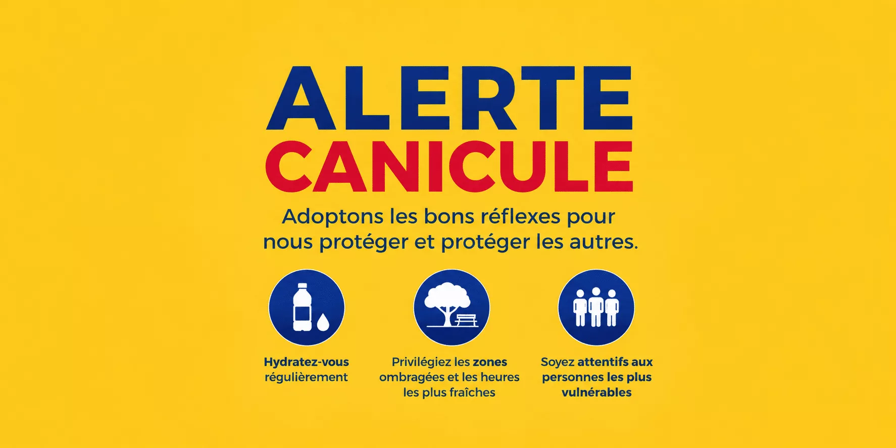 Canicule et fortes chaleurs : les recommandations à suivre