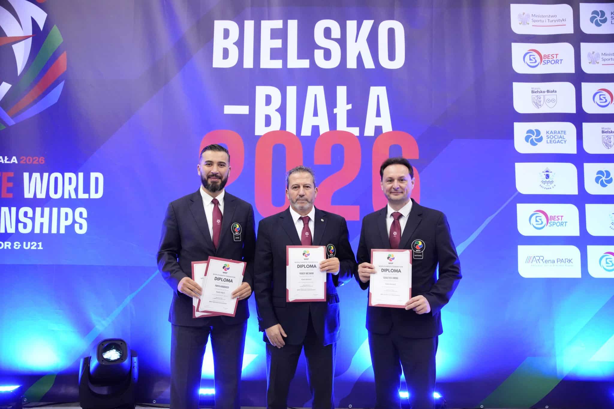 Reçus 3/3 pour les arbitres français à Bielsko-Biala !